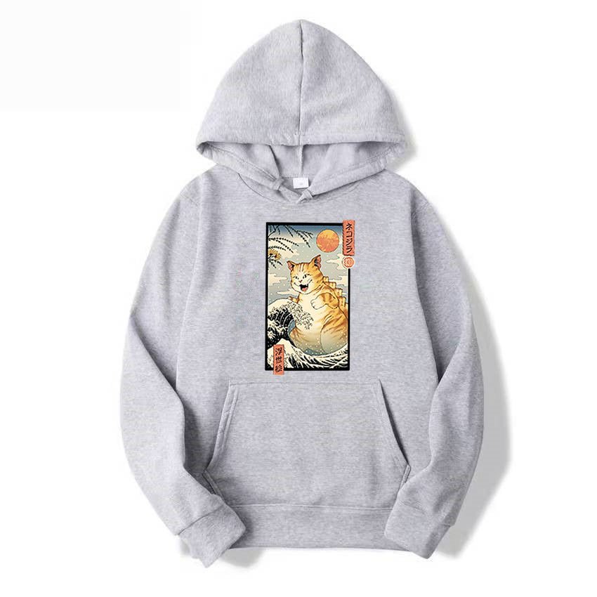 Casual Cat Sweater Hoodie - TE&EM.inc