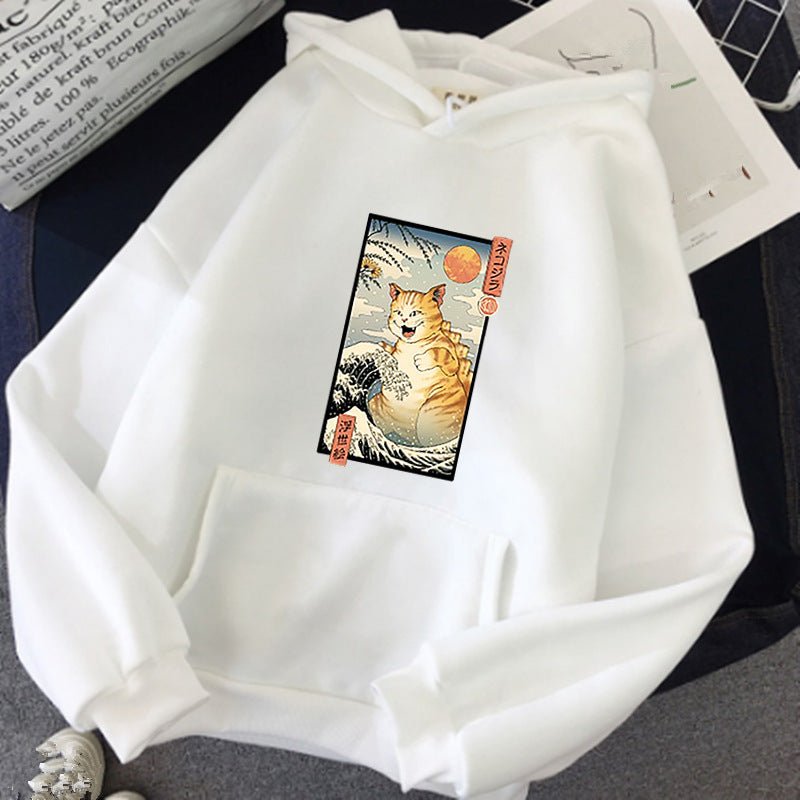 Casual Cat Sweater Hoodie - TE&EM.inc