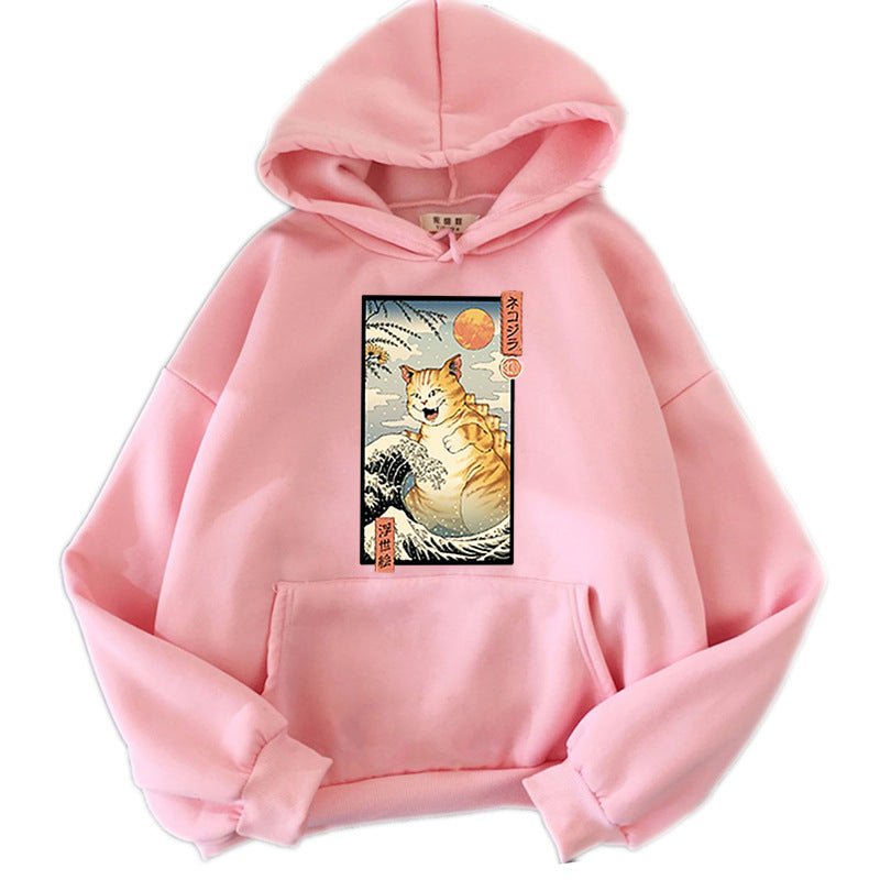 Casual Cat Sweater Hoodie - TE&EM.inc