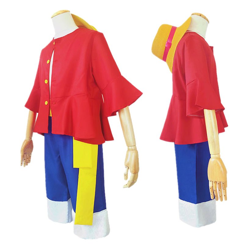 Luffy Wano Cosplay/Halloween Costume Full Set - TE&EM.inc