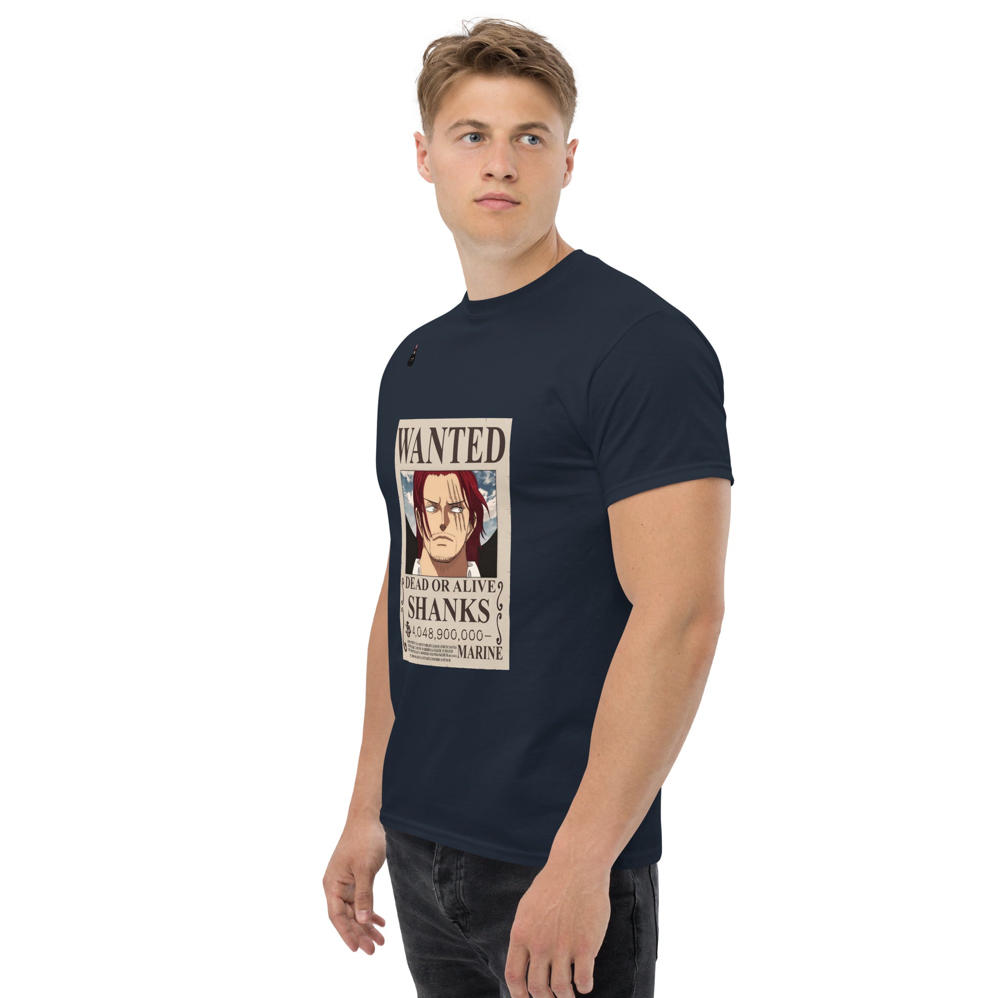 Wanted Pirate Premium Classic Tee - One Piece Inspired Anime T-Shirt for Men | TE&EM