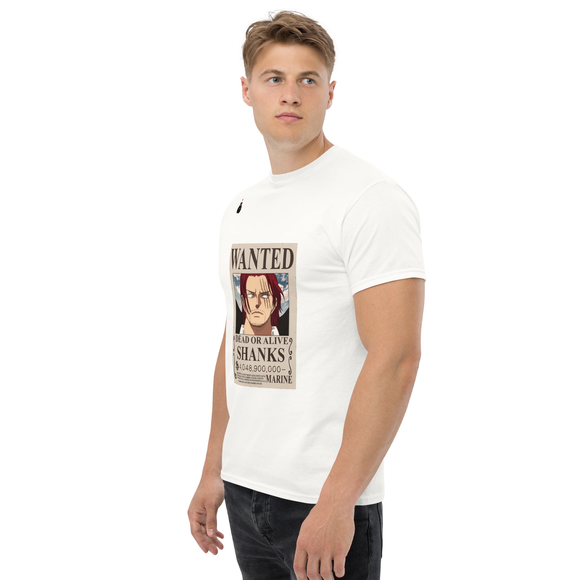 Wanted Pirate Premium Classic Tee - One Piece Inspired Anime T-Shirt for Men | TE&EM