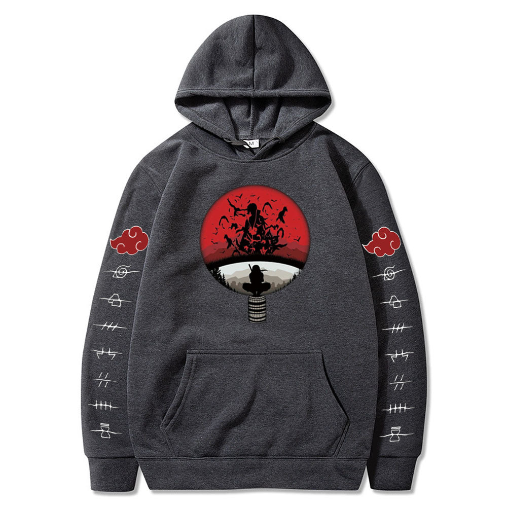 Men's Hoodie Anime Naruto Hoodies Men Women Cool Uchiha - TE&EM.inc